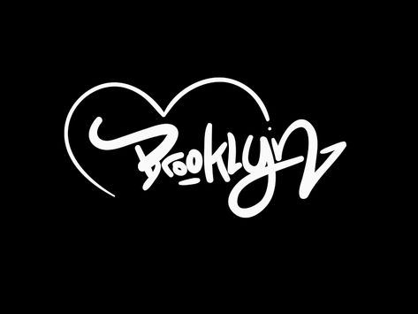 Brooklyn Brooklyn Graffiti, Graffiti Typography, Brooklyn Design, Best Typography, Typography Images, Typography Inspiration, Spread Love, Cool Logo, Design Model