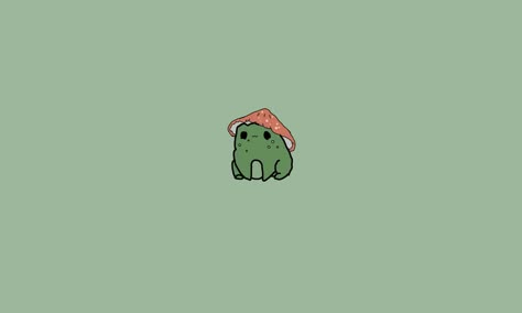 Frog Desktop Wallpaper Aesthetic, Frog Laptop Wallpaper Desktop Wallpapers, Macbook Wallpaper Mushroom, Green Aesthetic For Laptop, Funny Horizontal Wallpaper, Simple Green Wallpaper Laptop, Green Aesthetic Wallpaper Tablet, Cute Frog Desktop Wallpaper, Sage Green Macbook Wallpaper Aesthetic