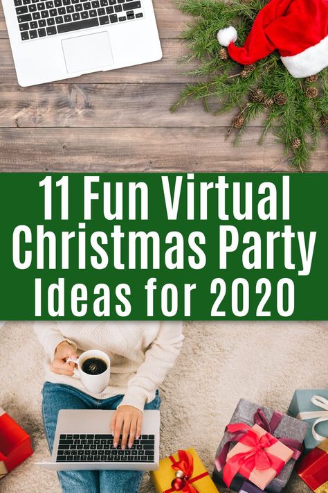 Don't let distance keep you from celebrating Christmas. Try these virtual Christmas party ideas to have fun with friends and family no matter where they are! Virtual Christmas Games For Work, Zoom Christmas Party Ideas, Virtual Office Christmas Party Ideas, Virtual Christmas Party Ideas, Virtual Christmas Party Games For Work, Virtual Work Holiday Party Ideas, Virtual Holiday Office Party Ideas, Virtual Christmas Party Ideas For Work, Virtual Christmas Games