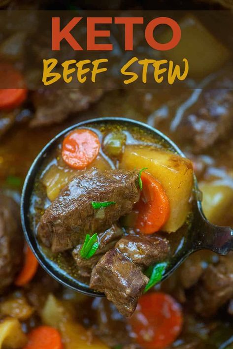 Low Carb Beef Stew, Keto Beef Stew, Keto Beef, Low Carb Soup, Turnips, Beef Stew Recipe, Keto Recipes Dinner, Stew Recipe, Keto Recipe