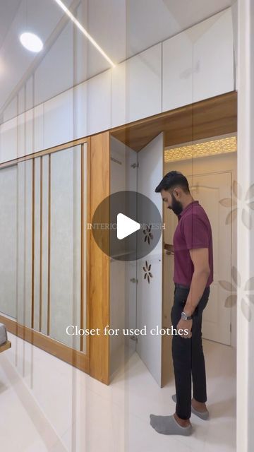 Clothes Cupboard, Laundry Room Closet, Kitchen Design Color, Wardrobe Interior Design, Bed Design Modern, Laundry Closet, Modern House Facades, Wardrobe Design Bedroom, Cupboard Design