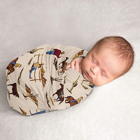 Baby Boy Cowboy, Baby Boy Swaddle, Cowboy Nursery, Western Nursery, Best Baby Blankets, Wild West Cowboys, Cowboy Baby, Western Babies, Sweet Jojo Designs