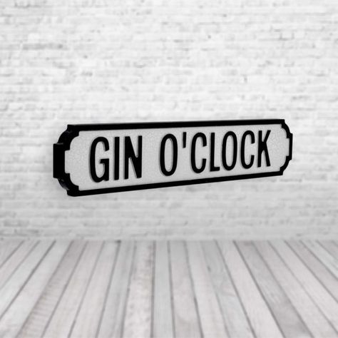 Biker Bar, Gin O Clock, Gin Distillery, Cottage Signs, Beer Garden, O Clock, Physical Fitness, Garden Party, Gin