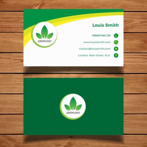 Green Business Card Design, Free Printable Business Cards, Green Business Card, Business Card Icons, Agriculture Logo, Business Cards Layout, Graphic Design Business Card, Visiting Card Design, Business Card Psd