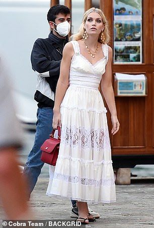 Lady Kitty Spencer stuns in an array of Dolce & Gabbana outfits | Daily Mail Online Kitty Spencer Style, Lady Kitty Spencer Style, Princess Diana Niece, Ace Design, Lady Spencer, Lady Kitty Spencer, Lady Kitty, Kitty Spencer, Italy Fashion