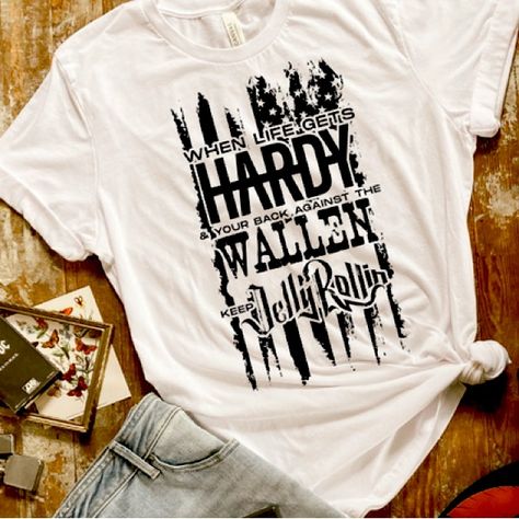 Hardy Wallen Jellyroll Tshirt Gildan Unisex 100% Cotton Wallen Shirt, Georgia Bulldogs Shirt, Country Bands, Bulldog Shirt, Cat Lover Shirt, Morgan Wallen, Friends Tshirt, Ghost Shirt, Trendy Graphic Tees