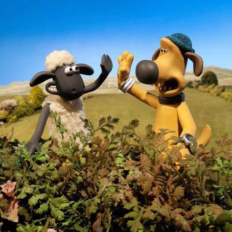 Shaun and Bitzer! Shaun The Sheep, The Sheep, Sheep