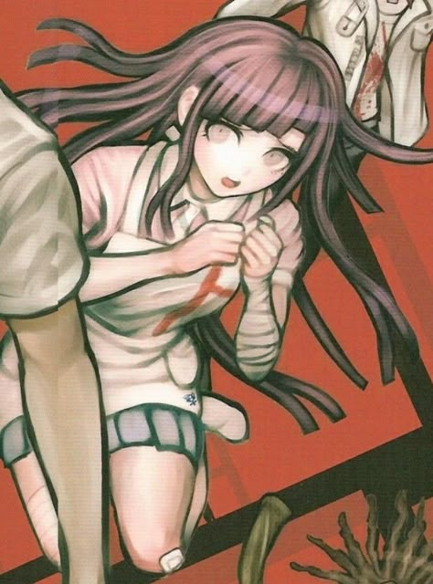 Mikan Tsumiki Official Art, Mikan Tsumiki, Smash Or Pass, Junji Ito, Danganronpa 3, Danganronpa Characters, Get Shot, Crazy Girls, Gravity Falls