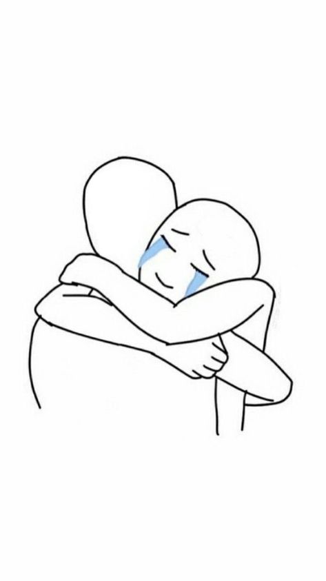 Hug Meme, Doodles Funny, Hug Cartoon, Hugging Drawing, Man Hug, Friends Hugging, Funny Stickman, Instagram Username Ideas, Nature Art Drawings