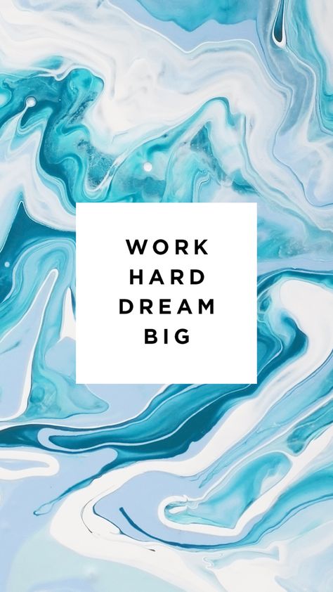 Work Hard Dream Big, Blue Quotes, Wallpapers Android, Phone Wallpaper Quotes, Blue Wallpaper Iphone, Marble Background, Marble Wallpaper, Wallpaper Free, Cute Backgrounds