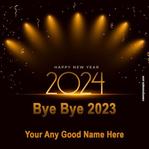 Edit Name Images, Online Download Photo, Write Name Pictures, 2024 Welcome, Goodbye 2023, Editing Tools Provide, Latest Design Template, Easily Create Customized, Photo Maker New Year Wishes Cards, 2024 Wishes, New Year Wishes Quotes, 2023 Images, Photo Maker, Unique Pictures, Name Pictures, Navratri Images, Happy New Year 2024