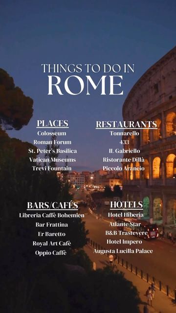 Places To Visit In Rome, Restaurants In Italy, Restaurants In Rome, Rome Photo Ideas, Rome Tips, Rome Restaurants, Rome Vacation, Rome Hotels, Rome Food