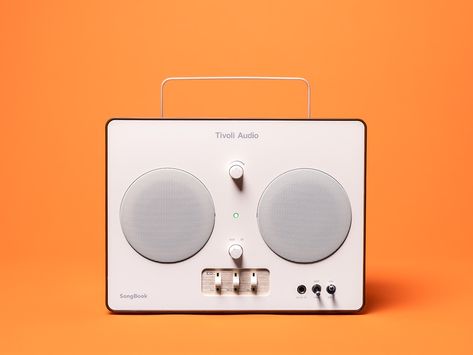 Tivoli Audio SongBooks Are Modernist Bluetooth Boomboxes Tivoli Audio, Sound Book, Audio Design, Portable Speaker, Music Streaming, Design Milk, Wireless Speakers, Cassette Tapes, Sound System