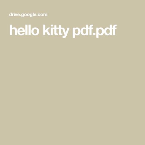 hello kitty pdf.pdf Hello Kitty Pdf, Hello Kitty, Kitty, Color