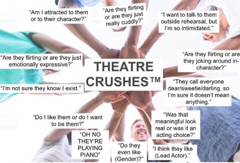 How To Remember Lines For A Play, Theater Funny, Theatre Kids Funny, Theater Kid Memes, Musical Theatre Humor, Theater Things, Theater Types, Theater Kid Problems, Theatre Humor