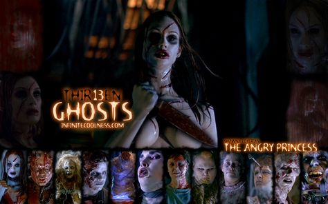 13 Ghost... Thirteen Ghosts Characters, 13 Ghosts Characters, Thir13en Ghosts, Ghosts Wallpaper, Thirteen Ghosts, 13 Ghosts, Black Zodiac, Top Horror Movies, Dark Demon