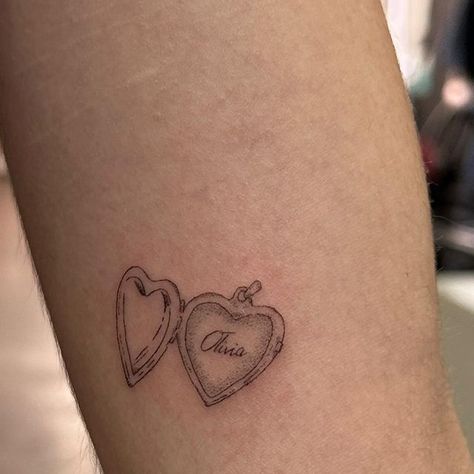 Sam’s Tattoos on Instagram: "a couple of lil locket tattoos"