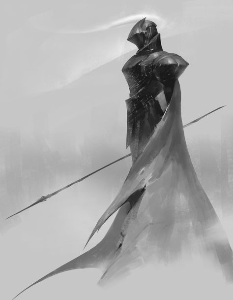 ArtStation - In the mist, Hui Zou Splash Art, 다크 판타지, Knight Art, Knight Armor, The Mist, Fantasy Armor, Armors, Armor Concept, Fantasy Warrior