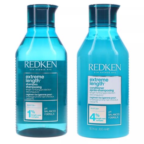 Redken Extreme Length Shampoo 10.1 Oz & Extreme Length Conditioner 10.1 Oz Combo Pack : Target Shampoo And Conditioner For Hair Growth, Redken Shampoo And Conditioner, Redken Extreme Length, Redken Shampoo, Redken Extreme, Shampoo Ingredients, Redken Hair Products, Good Shampoo And Conditioner, Promote Healthy Hair Growth