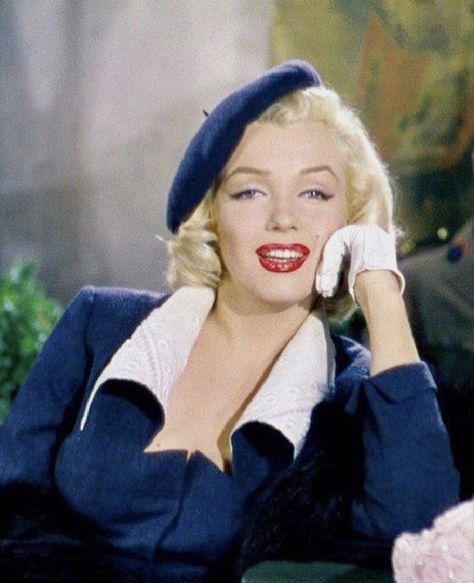 Gentlemen Prefer Blondes, Marilyn Monroe, A Woman, Gloves, Hollywood, Blue, White