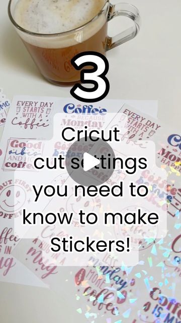 Creative Fabrica on Instagram: "✂️ Master your sticker-making game with these essential Cricut cut settings! 🌟 Perfect for anyone looking to create flawless custom stickers. What’s your top sticker-making tip, or what do you plan to create with your new skills? Share your thoughts and ideas with us! 🤩 . #creativefabricacrafts #stickertips #stickertricks #stickerhacks #cricuthack #cricuttips #cricut #cricutmade #craftingsuccess #stickerart #creativecommunity #diycrafting #stickercraft #stickersettings #cricutstickersettings" Cricket Stickers Ideas, Cricut Stickers How To Make, How To Make Stickers With Cricut, How To Make Sticker Sheets With Cricut, How To Make Vinyl Stickers Without Cricut, Personalized Stickers Cricut, Making Stickers With Cricut Joy, How To Make Name Stickers With Cricut, Sticker Making