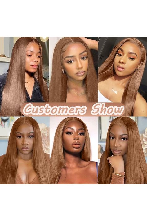 Gold Wigs For Black Women, Chocolate Brown Wig, Brown Lace Front Wig, Hair Color Brown Chestnut, Gold Wigs, Brown Lace Front, Auburn Color, Best Hair Dye, Hair Knot