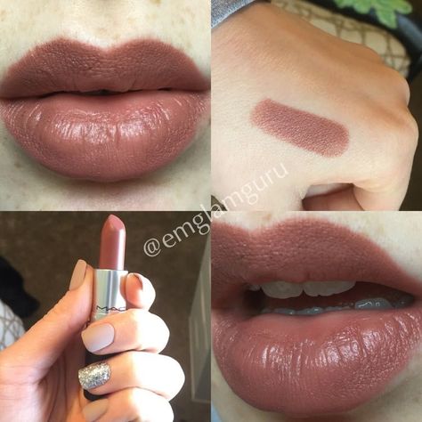 Mac Spirit Lipstick, Mac Lipstick Colors, 90s Makeup, Makeup Shades, Fancy Makeup, Makeup Swatches, Makeup Obsession, Mac Lipstick, Makeup Items