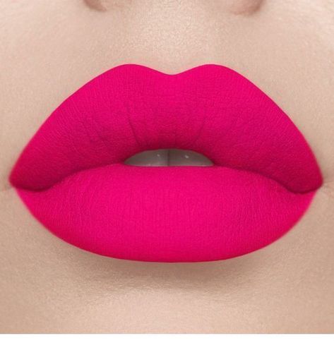 hot pink lips Pink Lips Art, Lip Art Makeup, Hot Pink Lips, Orange Lips, Lipstick Kit, Beautiful Lipstick, Lip Beauty, Lipstick Art, Best Lipsticks