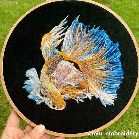 Creativity Art, Hand Embroidery Projects, Thread Painting, Animal Embroidery, Hand Embroidery Art, Making Things, Embroidery Needles, Embroidery Hoop Art, Embroidery Inspiration