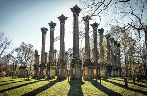 Windsor Ruins Mississippi, Windsor Ruins, Southern Beauty, Philippine Map, Girl Trip, Harbor Town, Adventure Seeker, A Mansion, Field Notes