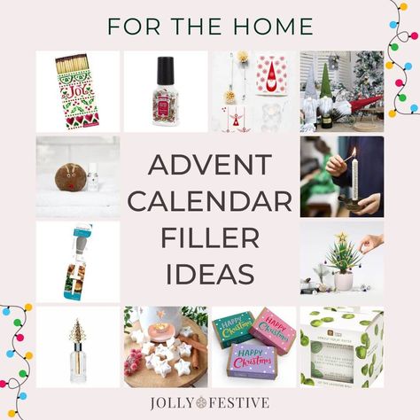 If you're looking for advent calendar filler ideas for the home, car or garden, then we're here to help! Click through to get inspired! Advent Calender Filler Ideas, Ideas For Advent Calendar Fillers, Diy Advent Calendar For Adults, Ideas For Advent Calendar, Advent Calendar Filler Ideas, Advent Calendar Gift Ideas, Calendar Gift Ideas, Advent Calendar For Adults, Advent Calendar Filler