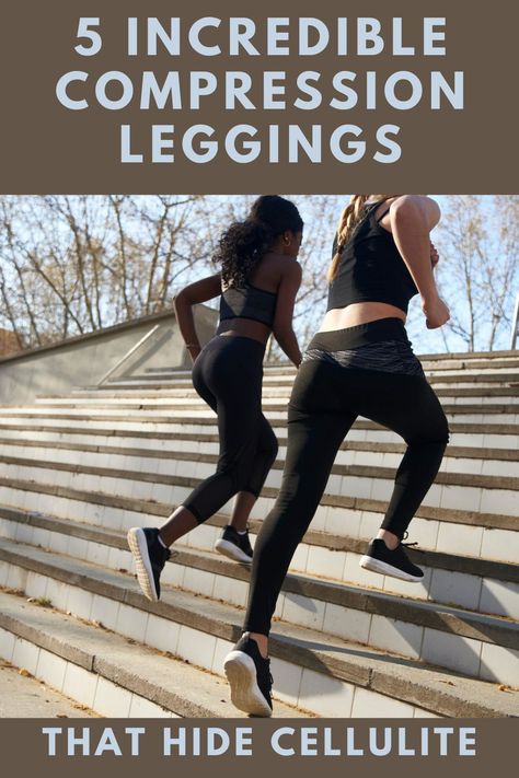 Compression leggings can be great for cellulite if you are looking for tighter fit leggings that feel great and contour to your curves #weightloss #loseweight #cellulite #celluliteleggings #anticelluliteleggings #leggings #compressionleggings Compression Leggings Outfit, Yoga Leggins, Boost Circulation, Popular Leggings, Best Leggings For Women, Firmer Skin, Thick Leggings, Lycra Leggings, How To Wear Leggings