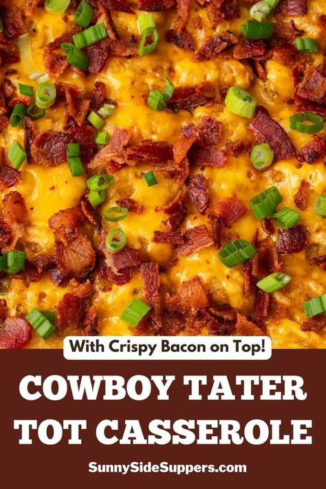 Cowboy Meat And Potato Casserole, What Goes With Tater Tots, No Meat Tater Tot Casserole, Tatie Tot Casseroles, Gator Tot Casserole Ground Beef, Taylor Tot Casserole, Gator Tot Casserole, Tatertot Casserole Recipe Beef, Ground Beef Tater Tot Casserole