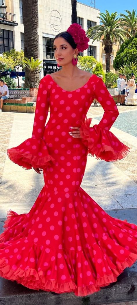 Flamenco style dress