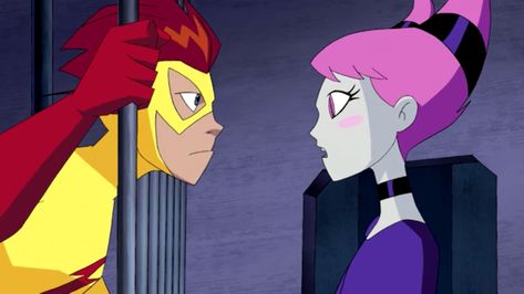 Jinx And Kid Flash, Jinx Teen Titans, Lauren Tom, Tara Strong, Wally West, Kid Flash, Teen Titans Go, Couple Cartoon, Teen Titans