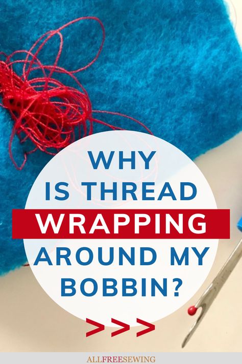 When the bottom bobbin thread becomes loose and tangled it ruins the whole line of stitching, requiring it to be removed and redone. If you have bobbin issues, you're not alone! Don't fret because this guide covers sewing machine thread clogging problems. Diy Bath Mat, Sewing Tips And Tricks, Sewing Machine Thread, Sewing Machine Projects, Small Sewing, Beginner Sewing Projects Easy, Machine Sewing, Sewing Projects For Beginners, Easy Sewing Projects