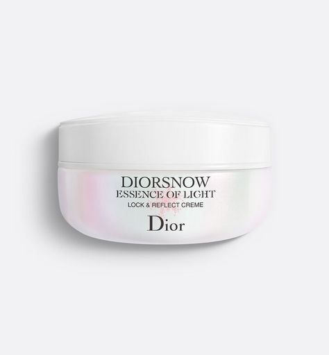 Diorsnow Essence of Light Lock & Reflect Creme: Face Cream | DIOR Cream For Face, Smooth Skin Texture, Brightening Cream, Christian Dior Couture, Face Lotion, Brightening Serum, Luxury Skincare, Face Moisturizer, Moisturizer Cream