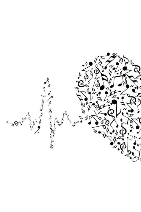 I Love Music, Musical Wall Decor, Heartbeat Print, EKG Print, Minimalist Art, Modern Decor, Scandina Musical Wall Decor, Musical Wall, Boho Photography, Music Notes Art, Music Tattoo Designs, Music Drawings, Notes Art, Music Tattoo, Architectural Prints