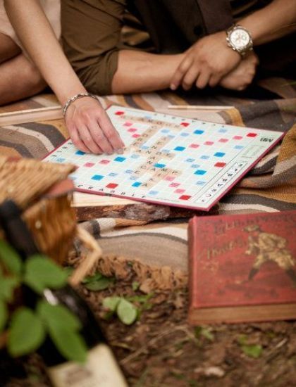 10 Free Date Ideas You Need To Try Scrabble Spelling, Free Date Ideas, Board Games For Couples, Picnic Engagement, Couples Engagement Photos, Couple Games, Games For Teens, Date Ideas, Engagement Pictures