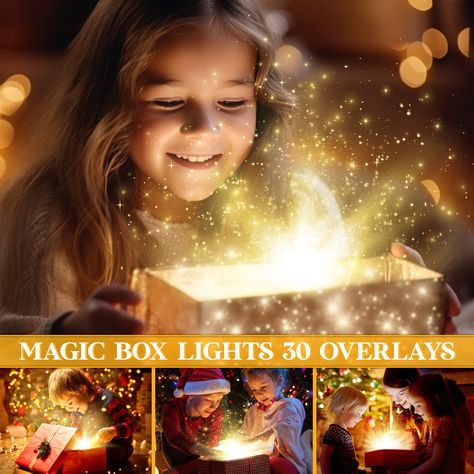 Fun Christmas Photos, Light Overlay, Light Up Pictures, Magic Christmas, Magic Light, Magic Box, Light Images, Christmas Family Photos, Book Lights