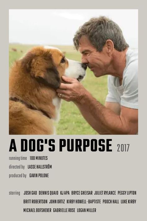 A Dogs Purpose Movie Poster, Like Mike Movie Poster, Movies I Consider Perfect, Dog Movie Poster, A Dogs Purpose Movie, A Dog's Purpose, Heaven Movie, Movie Poster Template, A Dog's Journey