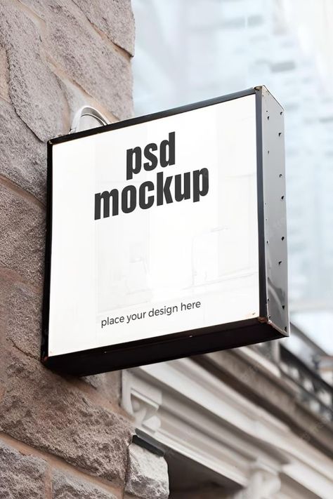 Outdoor Advertising Mockup, Mockup Poster, Outdoor Advertising, Poster Mockup, Mockup Psd, Visual Identity, Graphic Resources, Mockup, Graphic Design