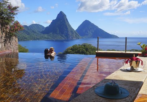 Sanctuaries | Jade Mountain St Lucia - St Lucia's Most Romantic Luxury Resort St Lucia Jade Mountain Resorts, St Lucia Babymoon, St Lucia Aesthetic, Jade Mountain Resort St Lucia, Jade Mountain St Lucia, St Lucia Honeymoon, Jade Mountain Resort, St Lucia Hotels, St Lucia Resorts