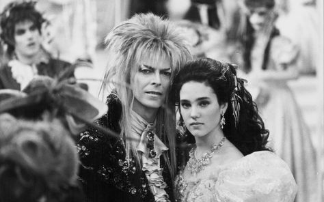 Michael Jackson, Monty Python and Bowie’s trousers: the chaotic making of Labyrinth Through Dangers Untold, Jareth And Sarah, Angela Bowie, Goblin City, Labyrinth David Bowie, Jareth The Goblin King, David Bowie Labyrinth, Labyrinth Art, Bowie Labyrinth