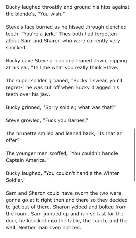 Stucky Fanart Cute, Stucky Fanart Bottom Steve, Stucky Fanart Bottom Bucky, Marvel Wattpad, Stucky Fanfiction, Bucky Barnes Fanfiction, Harry Potter Quotes Funny, Stucky Fanart, Baby Avengers