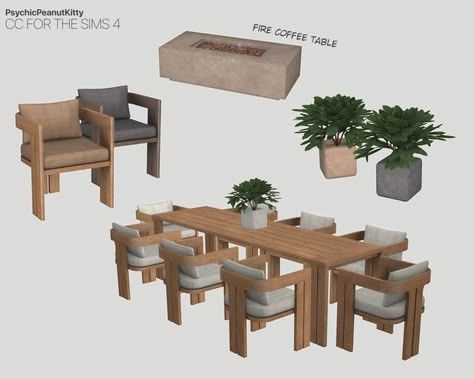 Sims 4 Dinner Table Cc, Sims 4 Cc Dining Chairs, Sims 4 Dining Chair Cc, Sims 4 Cc Outside Furniture, Sims 4 Cc Dining Room Set, Sims 4 Cc Patio, Sims 4 Dining Cc, Sims 4 Cc Chair, Sims 4 Aesthetic Cc Furniture