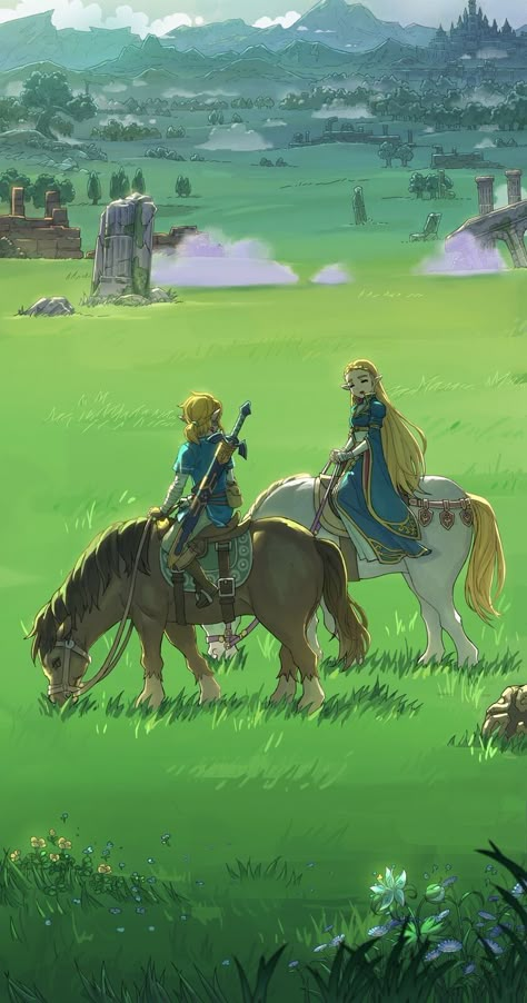 Zelda Wallpaper, Hyrule Castle, Legend Of Zelda Characters, Botw Zelda, Legend Of Zelda Botw, Legend Of Zelda Memes, Arte Nerd, Legend Of Zelda Art, Zelda And Link