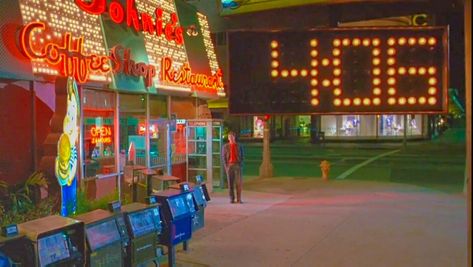 Neon lights aesthetic Nights Aesthetic, Miracle Mile, Neon Nights, Night Aesthetic, Movie Tv, Neon, Tv, Travel, Art