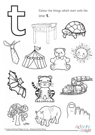 Initial Letter Colouring Pages Letter T Coloring Page Free Printables, Letter T Coloring Page, T Words, Coloring Letters, The Letter T, Alphabet Worksheets Preschool, Worksheets Preschool, Kindergarten Lesson Plans, Colouring Page