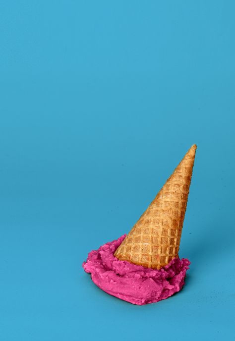 It's pink ice cream in a wafer cone which has been dropped. Oh dear! It's on a snazzy blue background Dropped Ice Cream, White Background Photography, Hatch Drawing, Melting Ice Cream, Flamingo Birthday Party, Ginger Cake, Flamingo Birthday, Ice Ice Baby, Minimalist Wallpaper